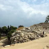 Ruins at Tel Megiddo in Israel.